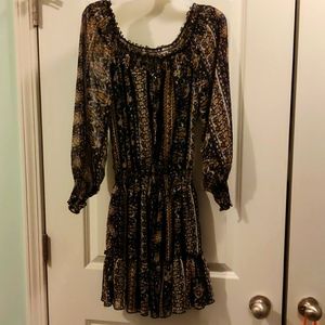 Fire LA paisley off shoulder dress M